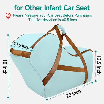 Infant Carseat Bags for Air Travel, Baby Airplane Travel Essentials