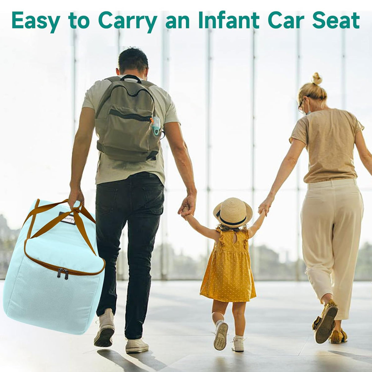 Infant Carseat Bags for Air Travel, Baby Airplane Travel Essentials