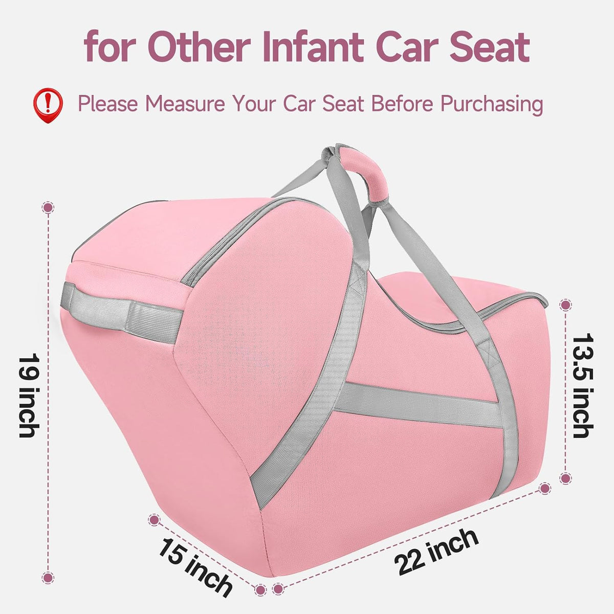 Infant Carseat Bags for Air Travel, Baby Airplane Travel Essentials