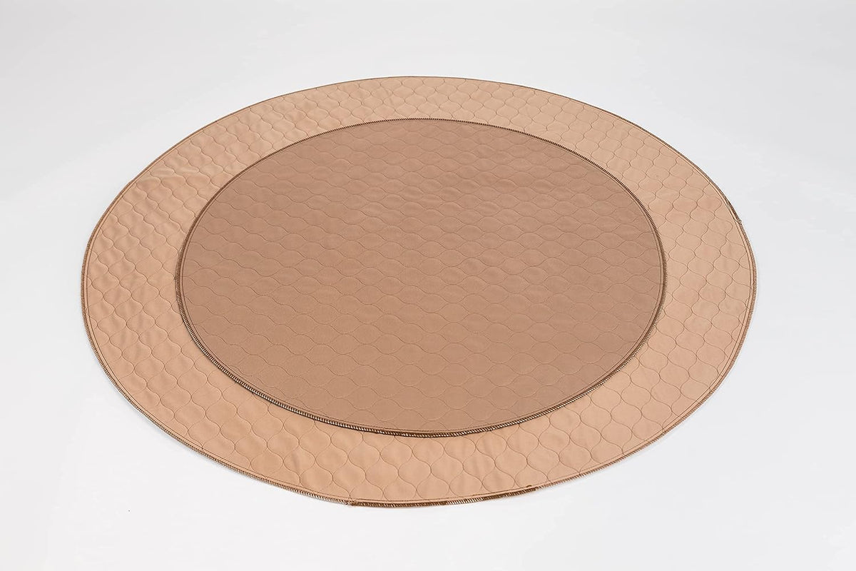 Reusable Dog Pee Pad, Washable Waterproof Round 48 in Mat, 1 Pack
