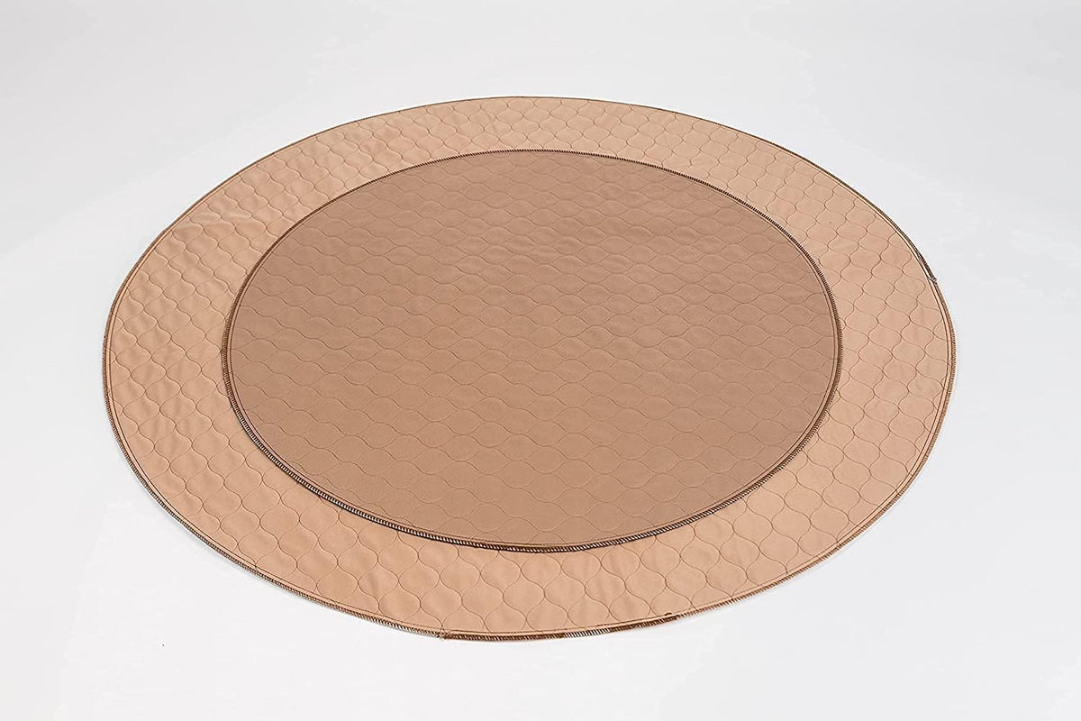 Reusable Dog Pee Pad, Washable Waterproof Round 48 in Mat, 1 Pack