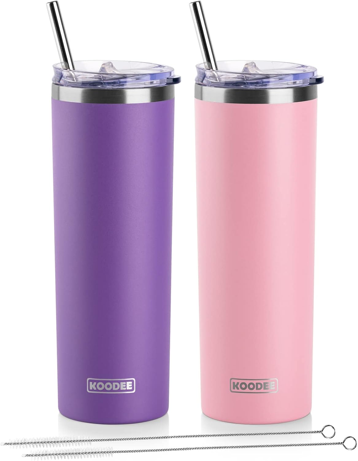 Tumbler with Handle, 30 oz Stainless Steel Double Wall Insulated Tumblers with Lid and Straw Coffee Tumbler for Men and Women (Grass Green)