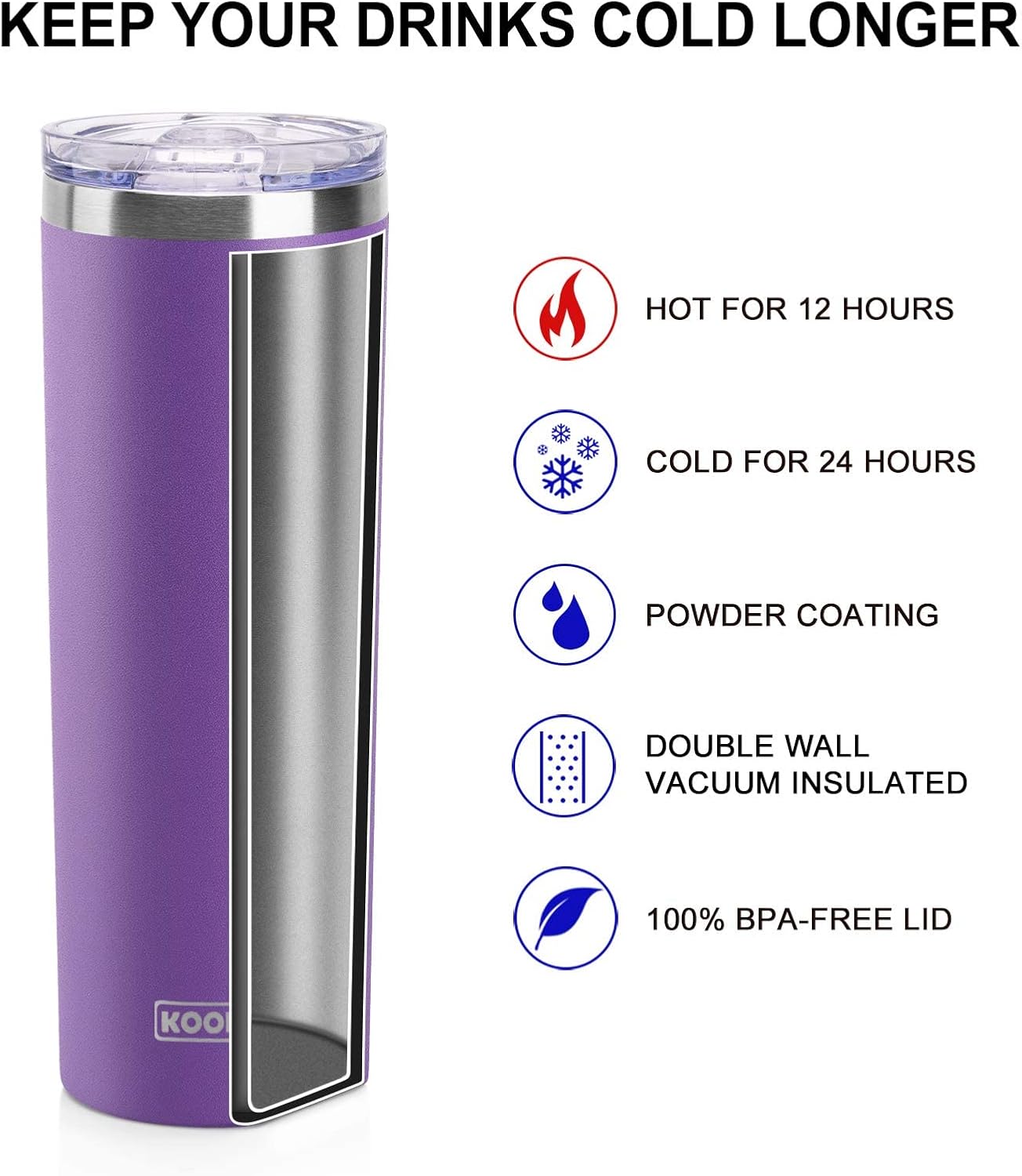 Tumbler with Handle, 30 oz Stainless Steel Double Wall Insulated Tumblers with Lid and Straw Coffee Tumbler for Men and Women (Grass Green)