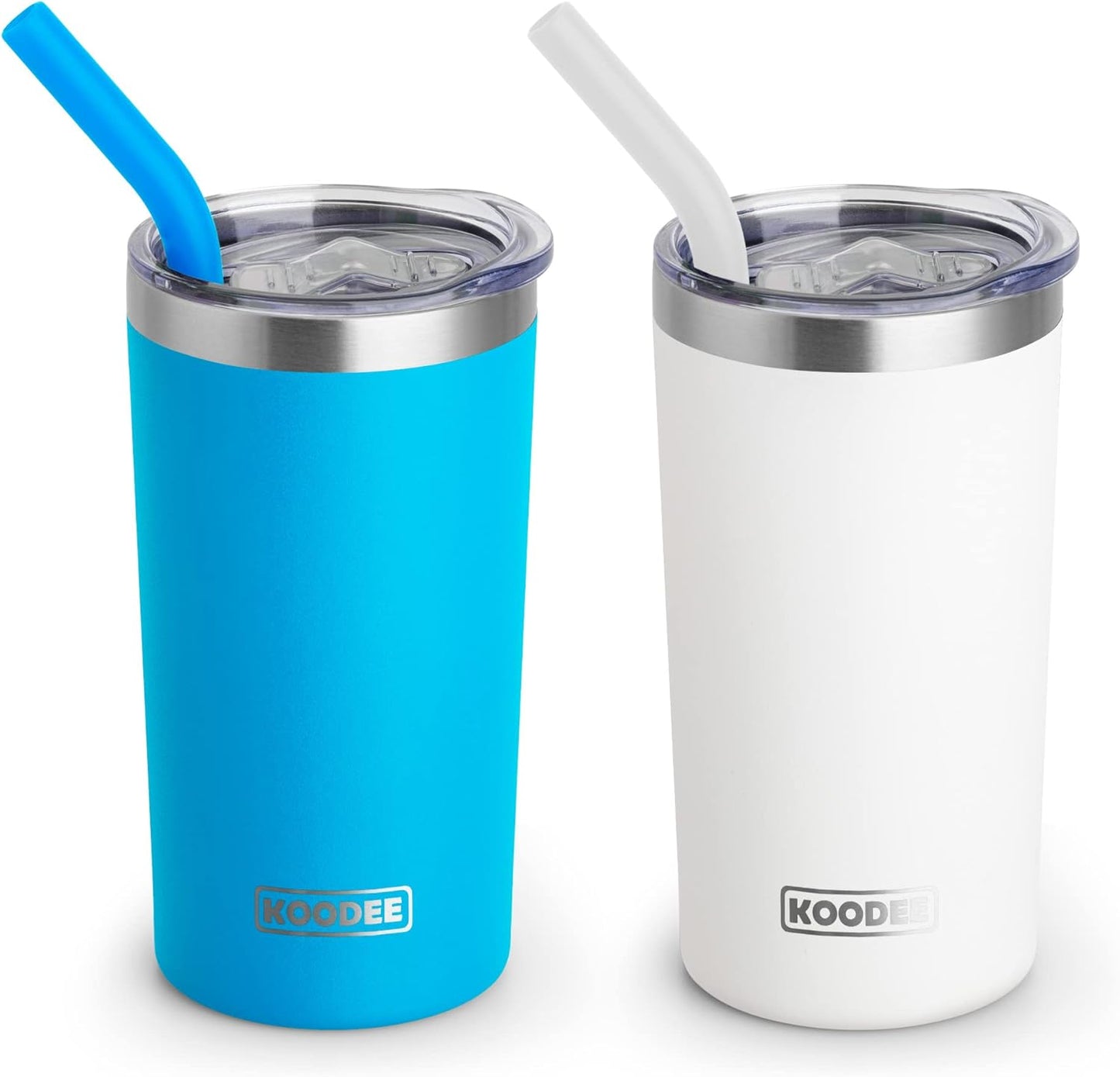 Tumbler with Handle, 30 oz Stainless Steel Double Wall Insulated Tumblers with Lid and Straw Coffee Tumbler for Men and Women (Grass Green)
