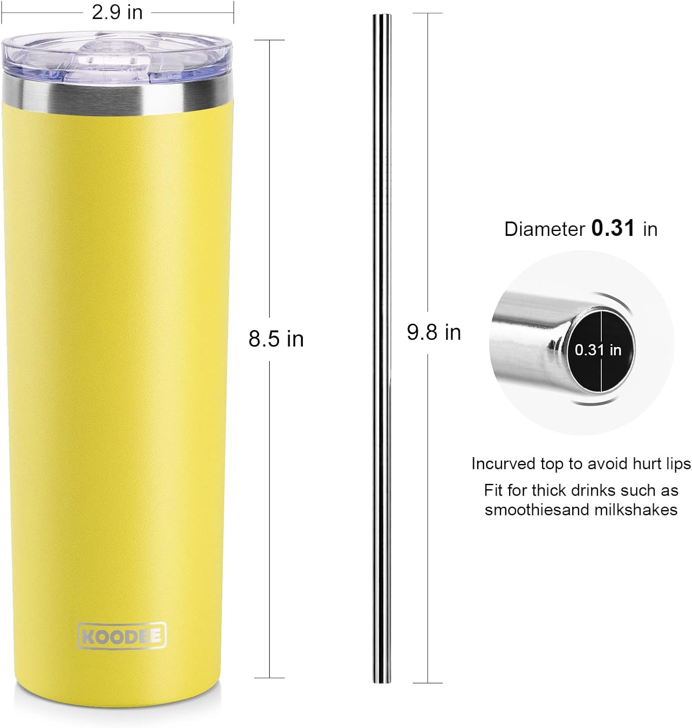 Tumbler with Handle, 30 oz Stainless Steel Double Wall Insulated Tumblers with Lid and Straw Coffee Tumbler for Men and Women (Grass Green)