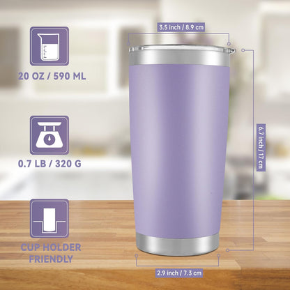 20 oz Tumblers Bulk Stainless Steel Tumbler with Lid, 12 Pack | Navy, 20oz Insulated Coffee Mug, Double Wall Vacuum, Powder Coated Cup, for Hot and Cold Drinks