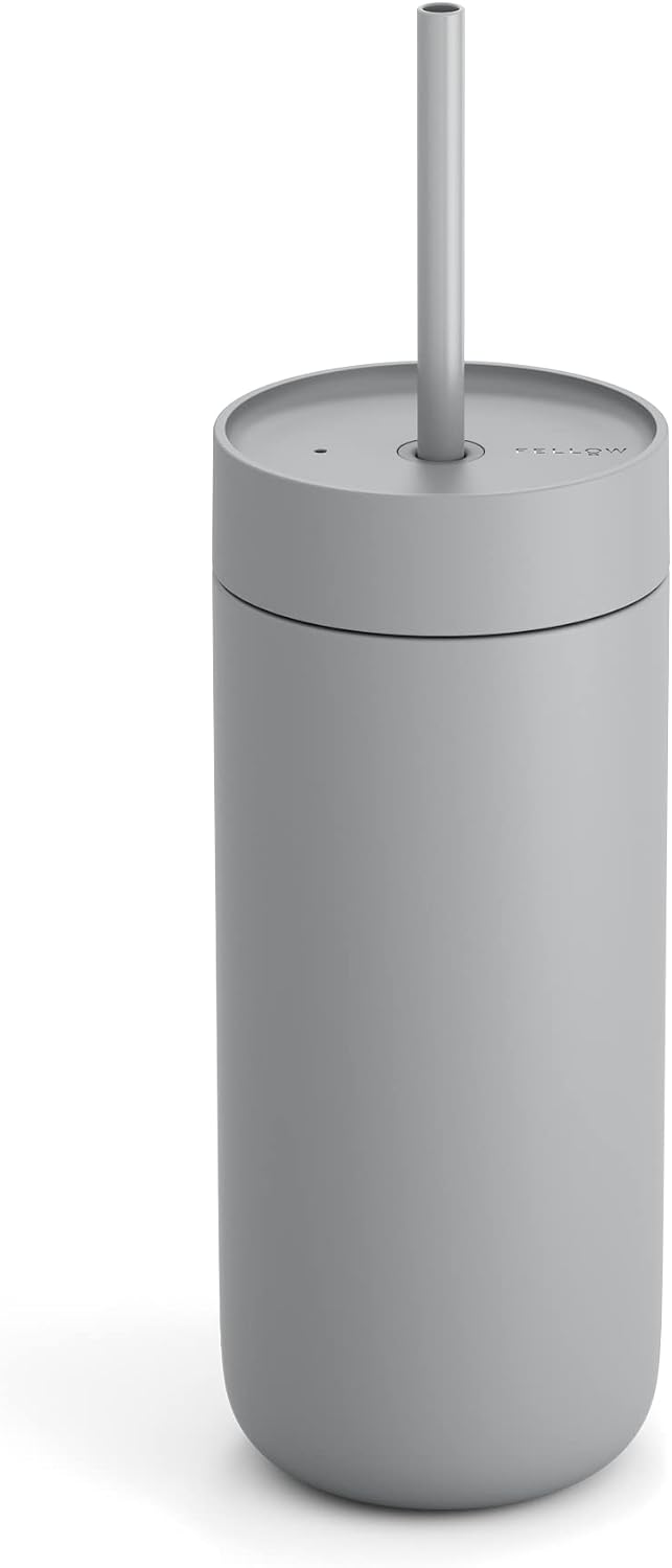 Carter Cold Ceramic Lined Tumbler 16 oz with Straw Lid, BPA-Free | Stainless Steel Coffee Tumbler, Lid Included, Iced Coffee Cup, 18+ Hrs Cold, BPA-Free, Spill Resistant, Mint Chip
