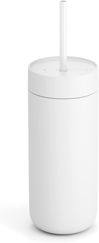 Carter Cold Ceramic Lined Tumbler 16 oz with Straw Lid, BPA-Free | Stainless Steel Coffee Tumbler, Lid Included, Iced Coffee Cup, 18+ Hrs Cold, BPA-Free, Spill Resistant, Mint Chip