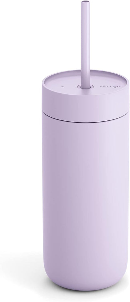Carter Cold Ceramic Lined Tumbler 16 oz with Straw Lid, BPA-Free | Stainless Steel Coffee Tumbler, Lid Included, Iced Coffee Cup, 18+ Hrs Cold, BPA-Free, Spill Resistant, Mint Chip