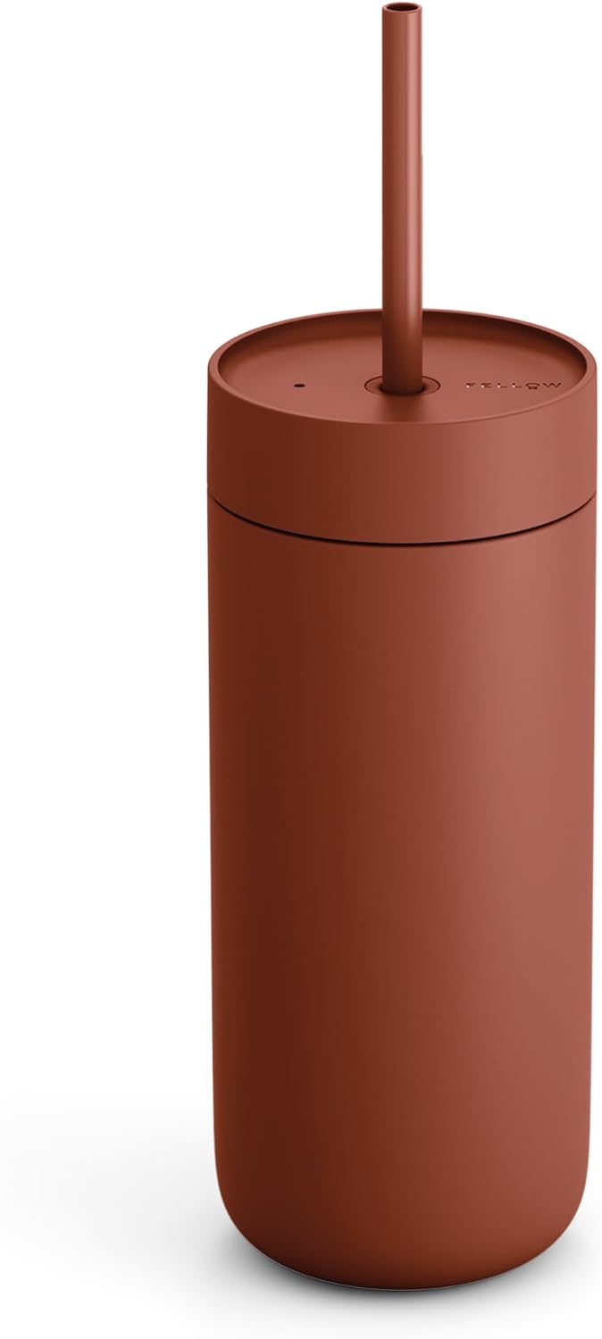 Carter Cold Ceramic Lined Tumbler 16 oz with Straw Lid, BPA-Free | Stainless Steel Coffee Tumbler, Lid Included, Iced Coffee Cup, 18+ Hrs Cold, BPA-Free, Spill Resistant, Mint Chip