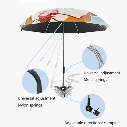 Umbrella Sstroller,Ultimate Protection for Your Toddler with Our Clip-on Umbrella, Stroller Sun Shade