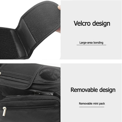 Universal Stroller Organizer with Insulated Cup Holders, Parent Console Caddy with Detachable Shoulder Strap & Phone Pouch, Large Capacity Stroller Accessories Bag