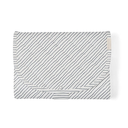 Organic Portable Changing Pad GOTS Certified Organic Cotton Fill Portable Diaper Changing Mat Diaper Clutch Changing Station Kit Compact Travel Pad (33"x34", Safari)