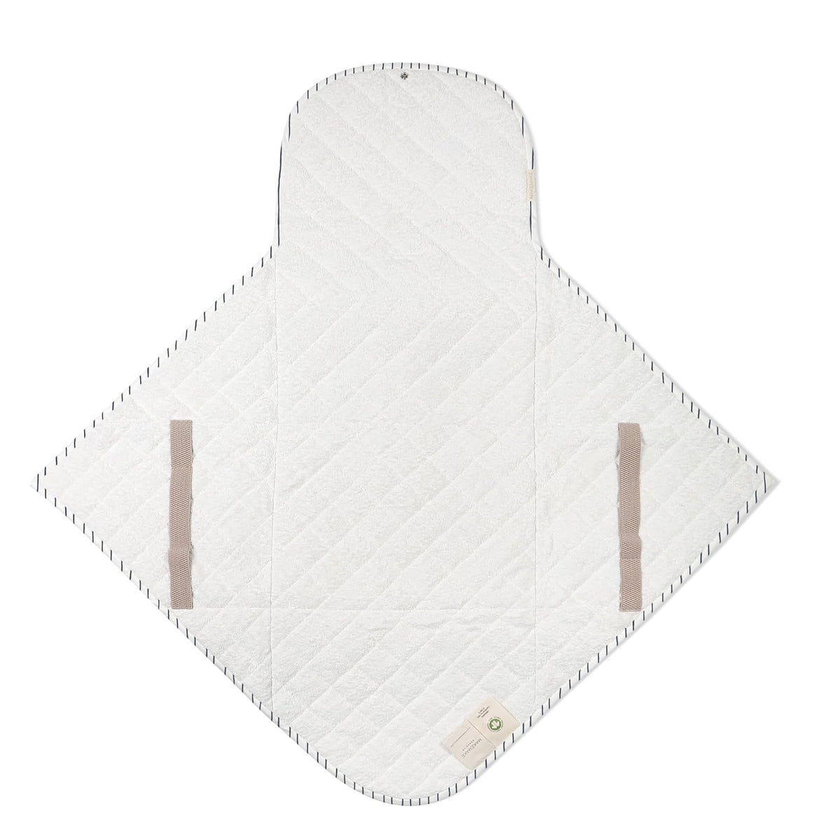 Organic Portable Changing Pad GOTS Certified Organic Cotton Fill Portable Diaper Changing Mat Diaper Clutch Changing Station Kit Compact Travel Pad (33"x34", Safari)