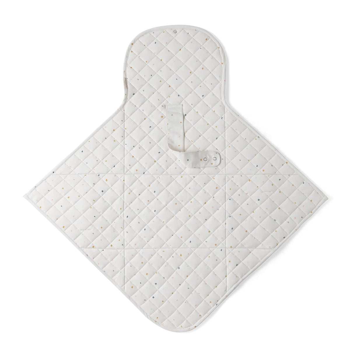 Organic Portable Changing Pad GOTS Certified Organic Cotton Fill Portable Diaper Changing Mat Diaper Clutch Changing Station Kit Compact Travel Pad (33"x34", Safari)