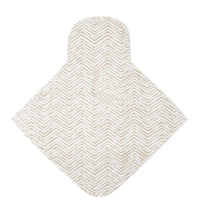 Organic Portable Changing Pad GOTS Certified Organic Cotton Fill Portable Diaper Changing Mat Diaper Clutch Changing Station Kit Compact Travel Pad (33"x34", Safari)