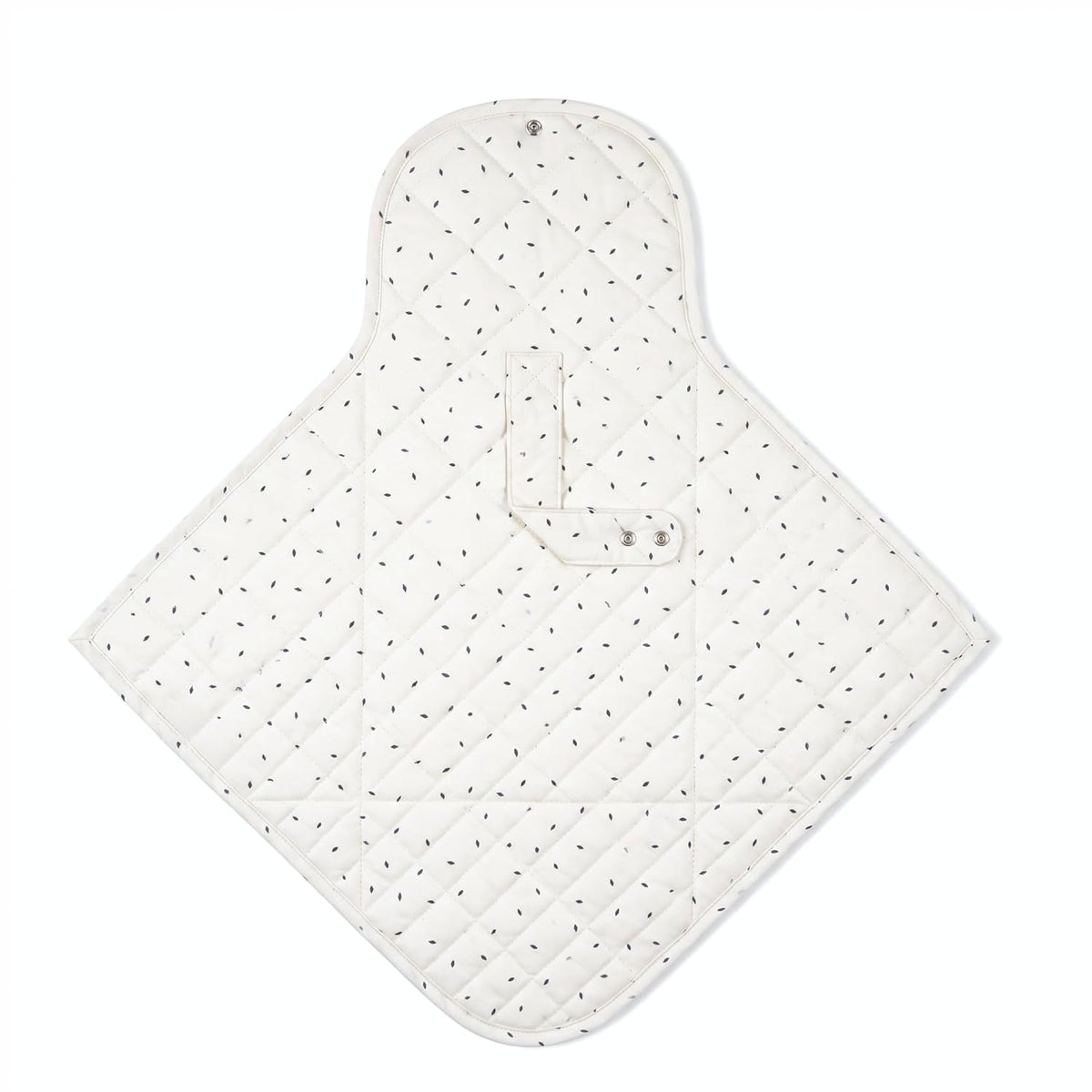 Organic Portable Changing Pad GOTS Certified Organic Cotton Fill Portable Diaper Changing Mat Diaper Clutch Changing Station Kit Compact Travel Pad (33"x34", Safari)
