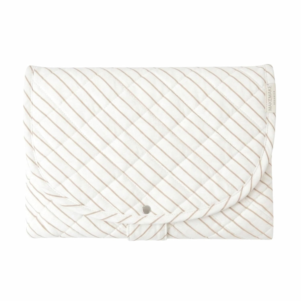 Organic Portable Changing Pad GOTS Certified Organic Cotton Fill Portable Diaper Changing Mat Diaper Clutch Changing Station Kit Compact Travel Pad (33"x34", Safari)