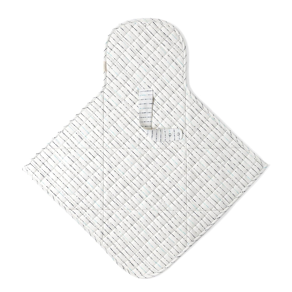 Organic Portable Changing Pad GOTS Certified Organic Cotton Fill Portable Diaper Changing Mat Diaper Clutch Changing Station Kit Compact Travel Pad (33"x34", Safari)