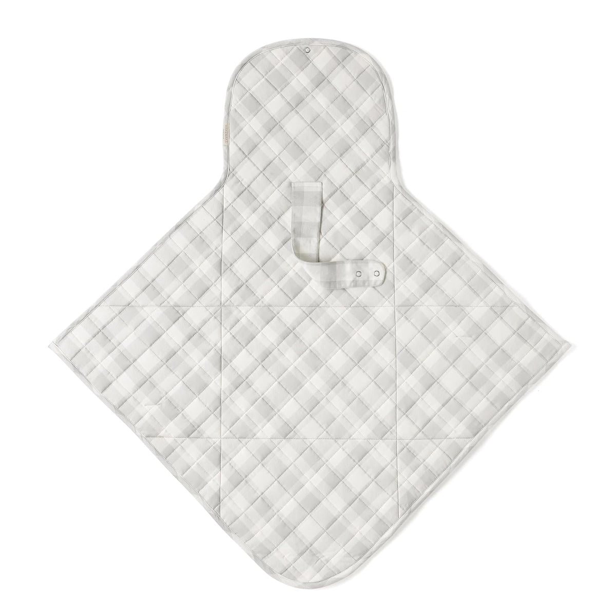 Organic Portable Changing Pad GOTS Certified Organic Cotton Fill Portable Diaper Changing Mat Diaper Clutch Changing Station Kit Compact Travel Pad (33"x34", Safari)