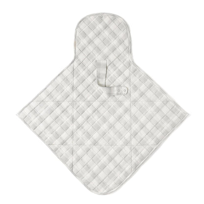 Organic Portable Changing Pad GOTS Certified Organic Cotton Fill Portable Diaper Changing Mat Diaper Clutch Changing Station Kit Compact Travel Pad (33"x34", Safari)