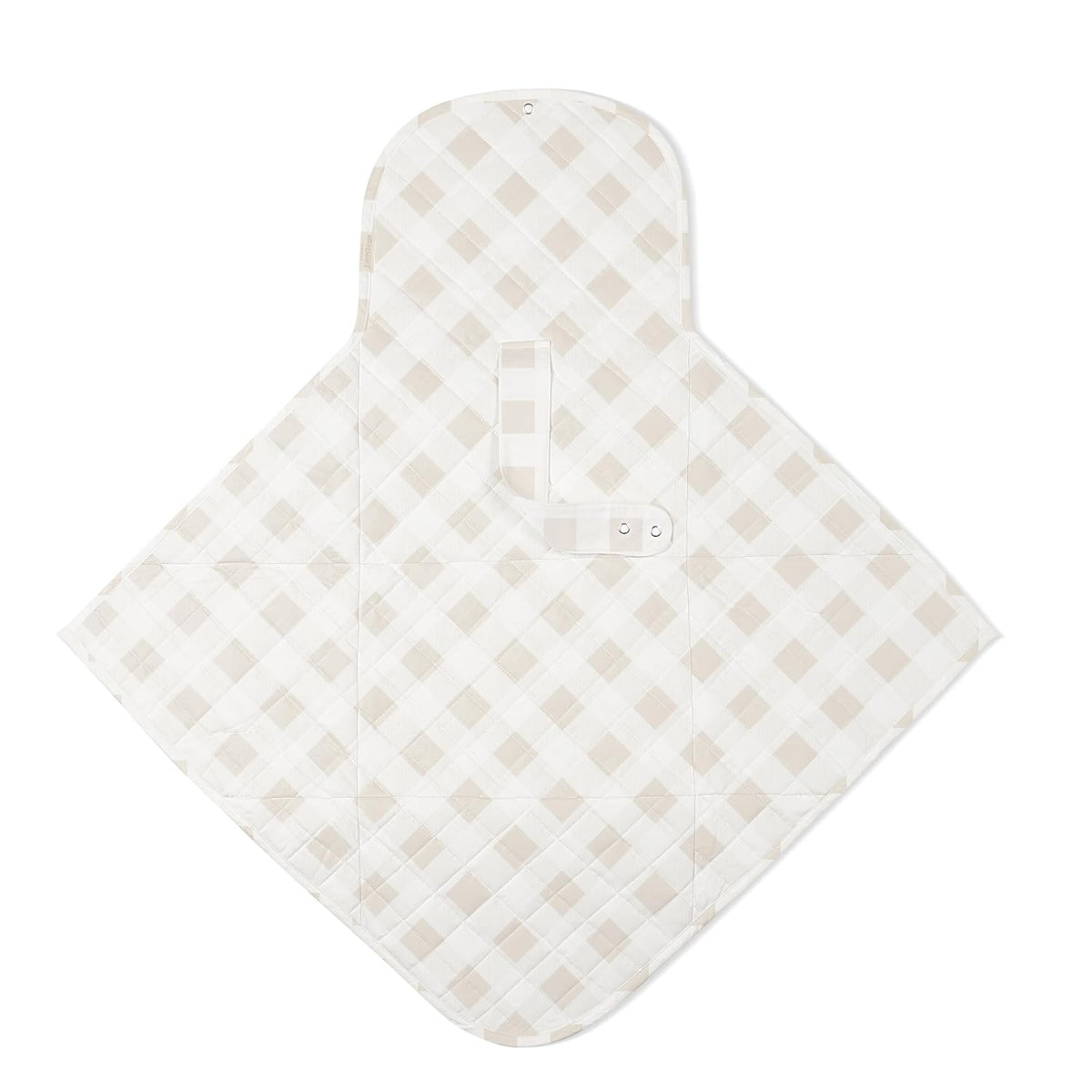 Organic Portable Changing Pad GOTS Certified Organic Cotton Fill Portable Diaper Changing Mat Diaper Clutch Changing Station Kit Compact Travel Pad (33"x34", Safari)