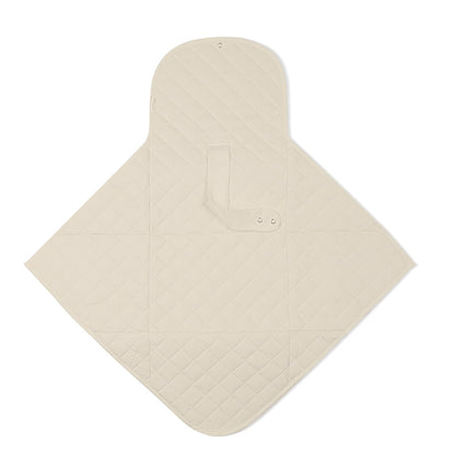 Organic Portable Changing Pad GOTS Certified Organic Cotton Fill Portable Diaper Changing Mat Diaper Clutch Changing Station Kit Compact Travel Pad (33"x34", Safari)