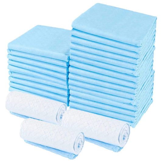 100 Pack Baby Disposable Changing Pad Liners, 17 inches x 13 inches, Breathable Skin-Friendly, Leakproof Quick Drying, high Absorbent Diaper Changing Pads