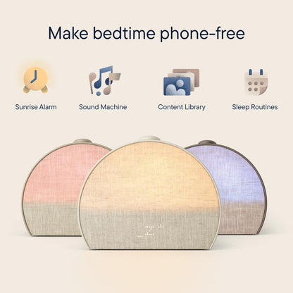 Hatch Restore 3 Sunrise Alarm Clock & Sound Machine, Smart Light (Putty)