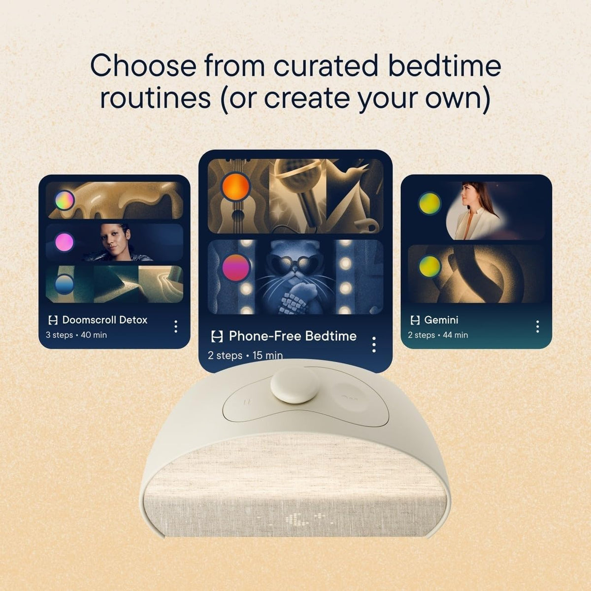 Hatch Restore 3 Sunrise Alarm Clock & Sound Machine, Smart Light (Putty)