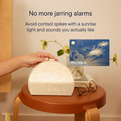 Hatch Restore 3 Sunrise Alarm Clock & Sound Machine, Smart Light (Putty)
