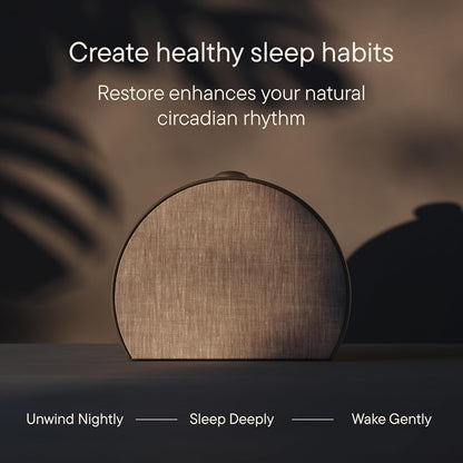 Hatch Restore 3 Sunrise Alarm Clock & Sound Machine, Smart Light (Putty)