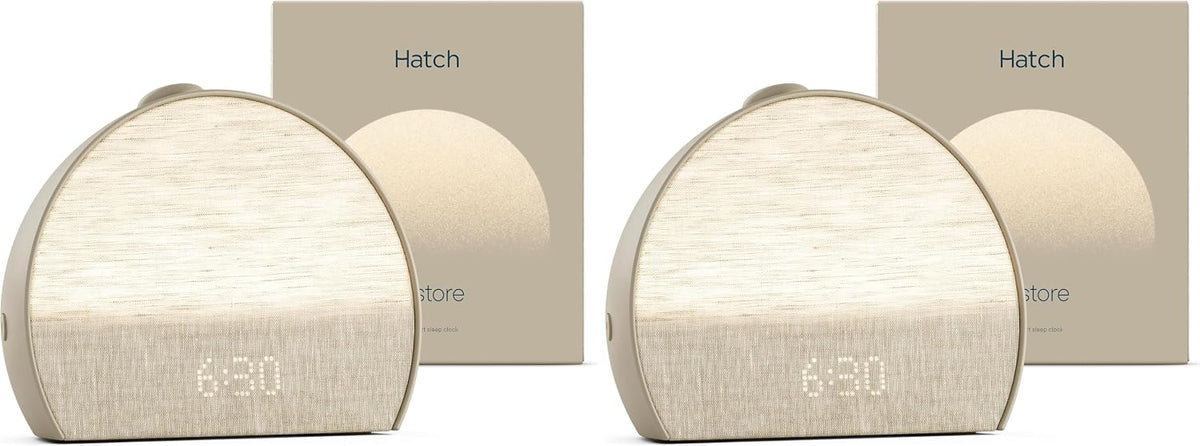 Hatch Restore 3 Sunrise Alarm Clock & Sound Machine, Smart Light (Putty)