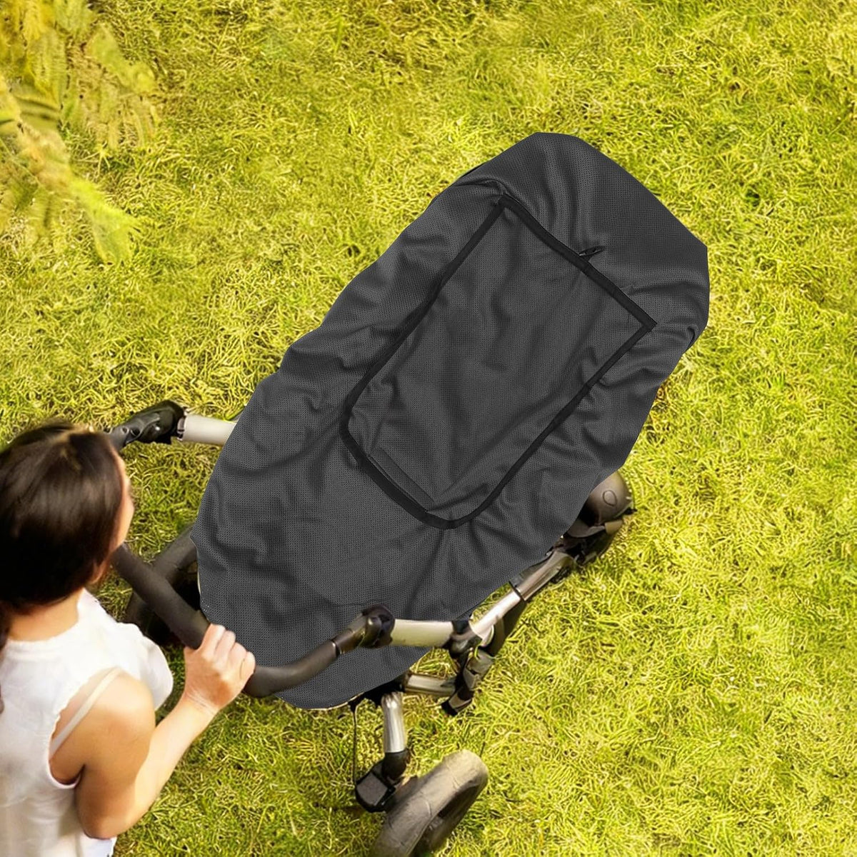 Stroller Sun Shade Canopy UV Protection Cover Attachment