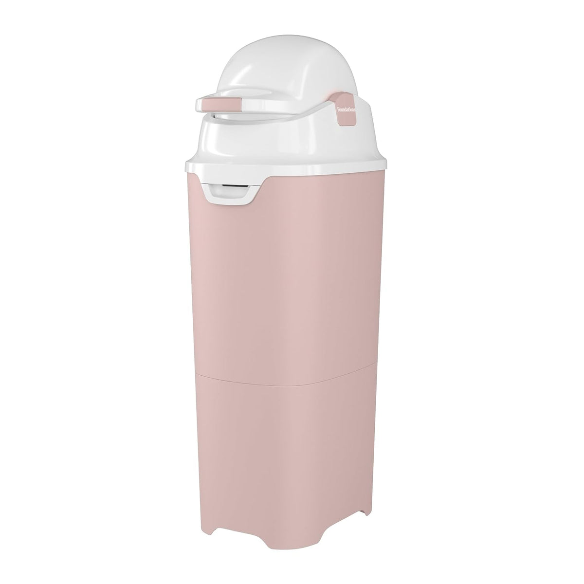 Foundations Tall Diaper Pail with Airtight Lid, Gray