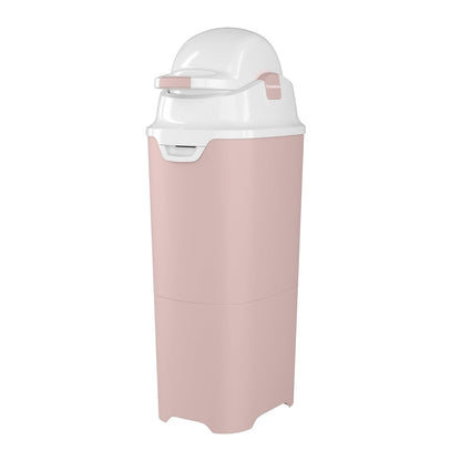 Foundations Tall Diaper Pail with Airtight Lid, Gray