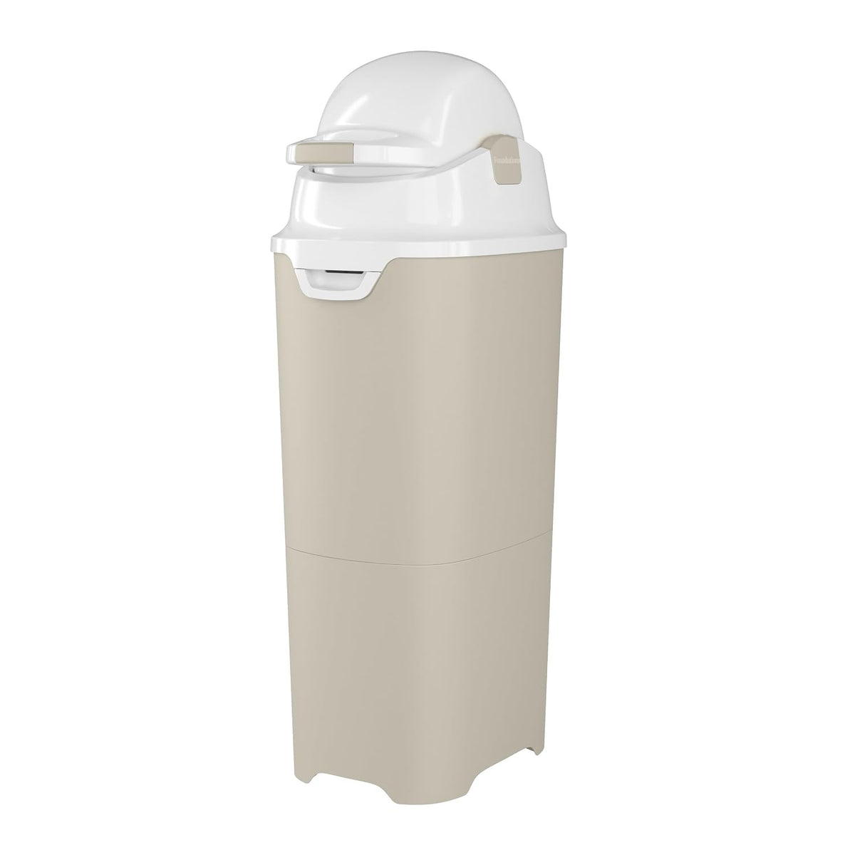 Foundations Tall Diaper Pail with Airtight Lid, Gray