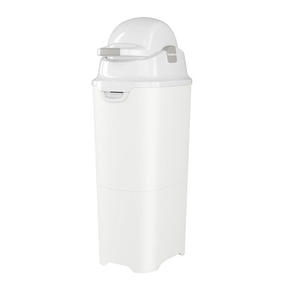 Foundations Tall Diaper Pail with Airtight Lid, Gray