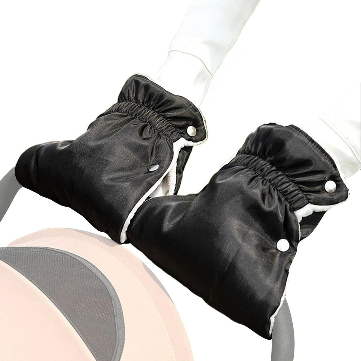 Stroller Mittens Sturdy – Non Slip Adjustable Thick Muffs Travel Winte