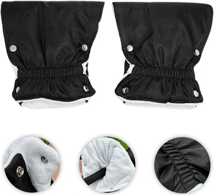Stroller Mittens Sturdy – Non Slip Adjustable Thick Muffs Travel Winte