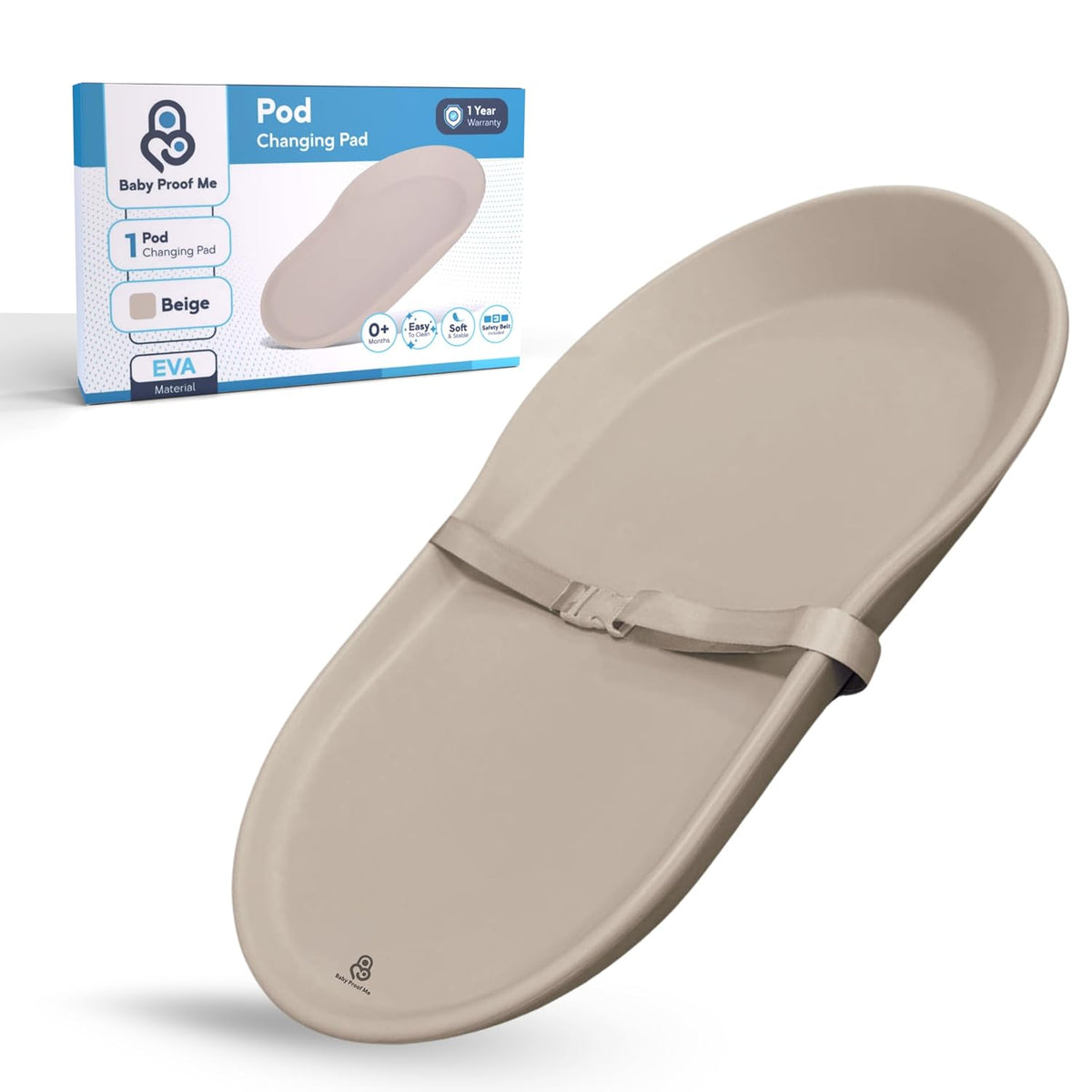 Pod Baby Changing Pad - Portable Waterproof Diaper Mat