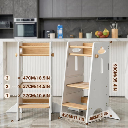 Toddler Tower Toddler Standing Kitchen Stool (NO Wide Back Panel)