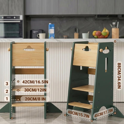 Toddler Tower Toddler Standing Kitchen Stool (NO Wide Back Panel)
