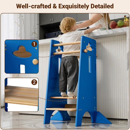 Toddler Tower Toddler Standing Kitchen Stool (NO Wide Back Panel)
