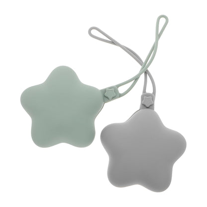 2pcs Silicone Pacifier Holder Case, Dustproof and Versatile Storage Pouch, Portable Silicone Storage Bag for Small Items and Pacifiers, Suitable for Home and Multi Scene Use