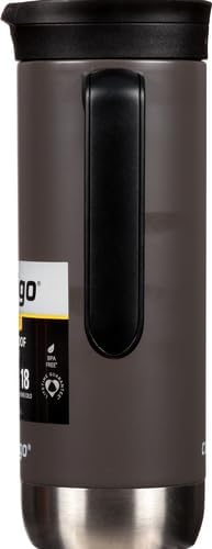 Superior 2.0 Stainless Steel Travel Mug with Handle Leak-Proof Lid Double-Wall Insulation for Hot & Cold Beverages, 20oz ,Dark Ice, Ideal for Commuting and Travel