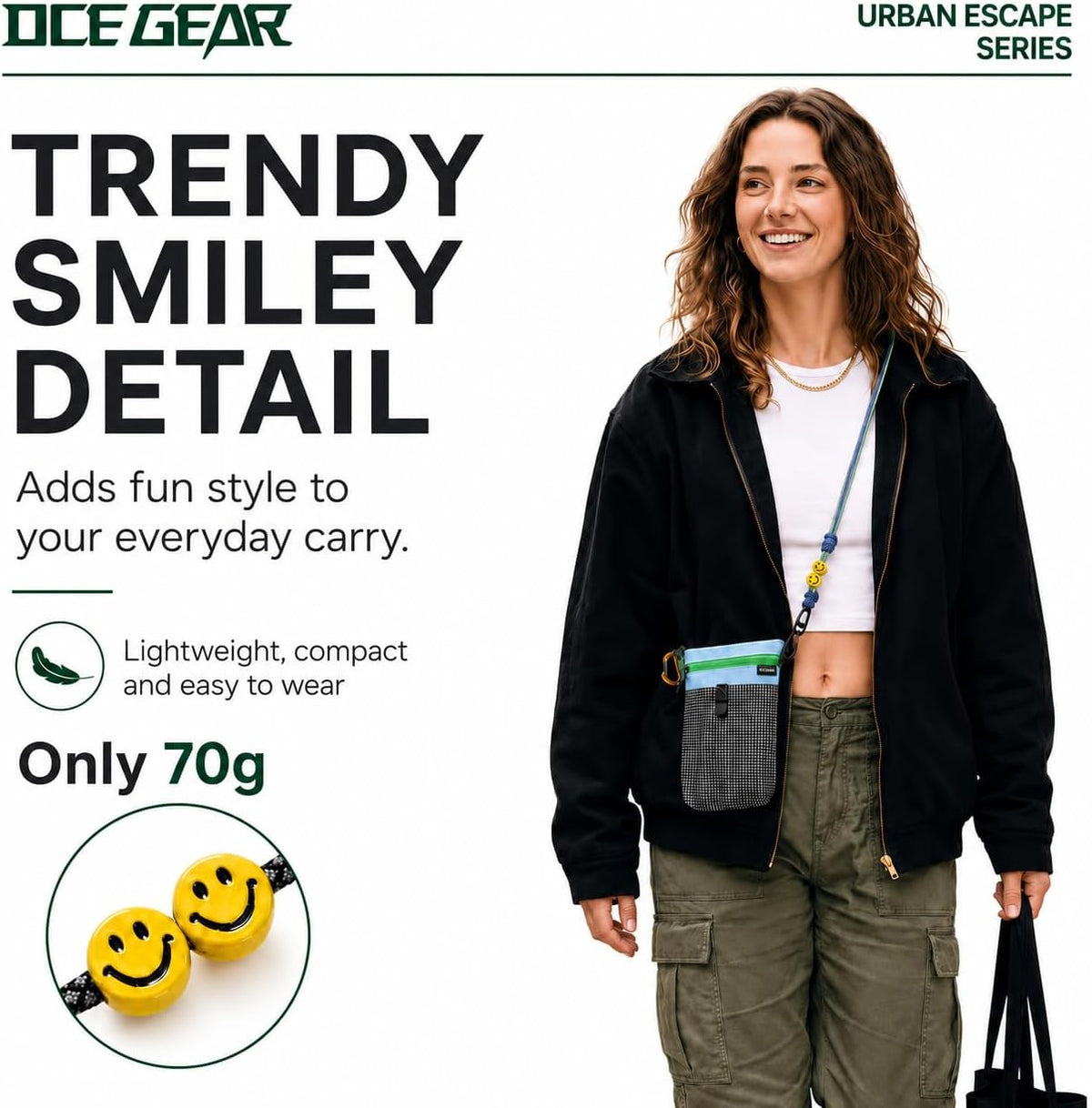 Cell Phone Bag with Strap Lightweight Crossbody Phone Purse with Nylon Lanyard Fits iPhone 12-17 for Travel Casual Walking