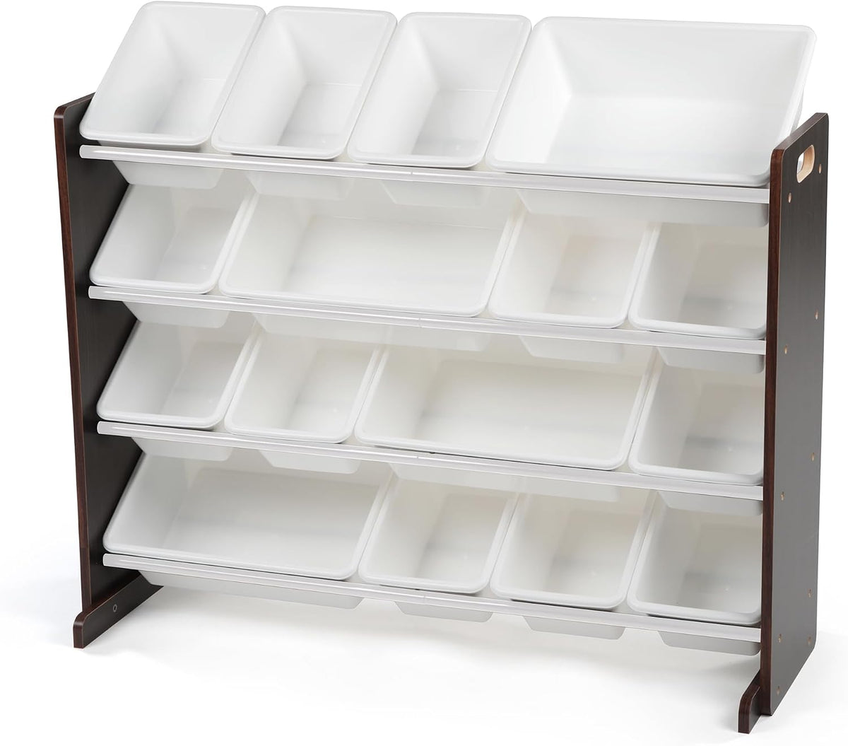 Kids Toy Organizer with 16 Bins, 4 Tier Storage for Playroom