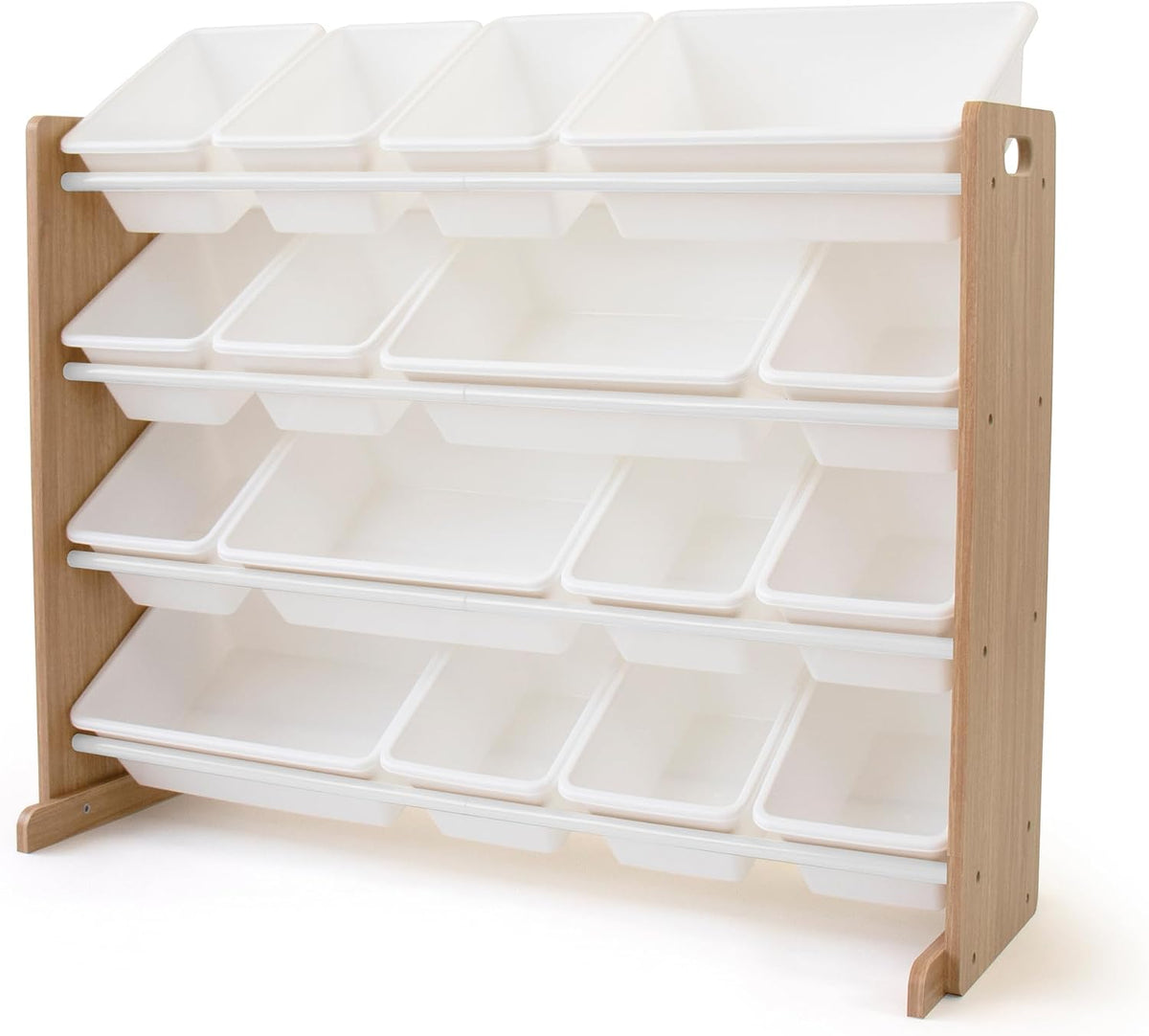 Kids Toy Organizer with 16 Bins, 4 Tier Storage for Playroom