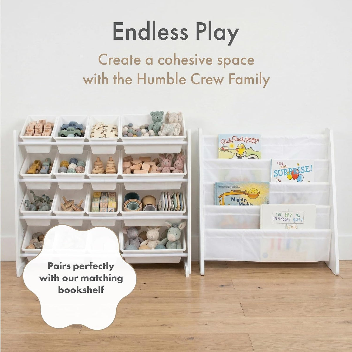 Kids Toy Organizer with 16 Bins, 4 Tier Storage for Playroom